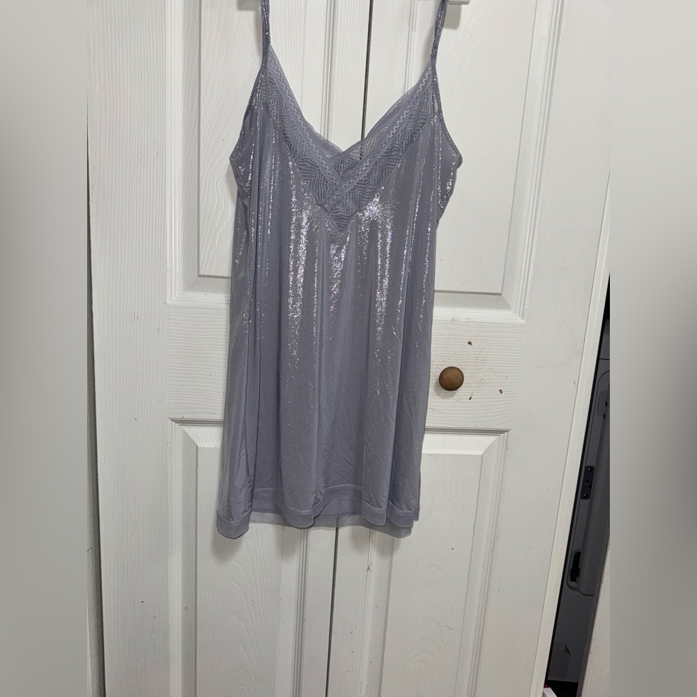 Victoria's Secret Purple Satin Chemise